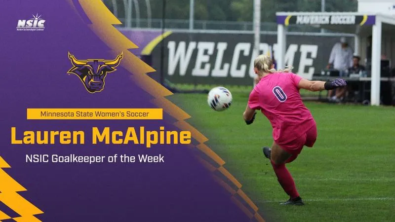 Lauren McAlpine Captures NSIC Goalkeeper of the Week