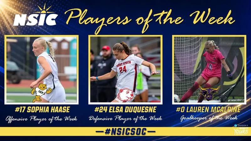 Haase named NSIC Offensive Player of the Week