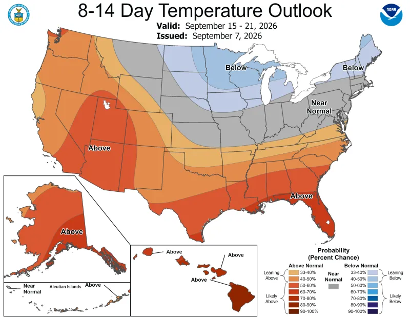 Minnesota weather: A taste of fall weather by next week