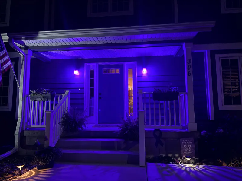 'Light the Town Purple'