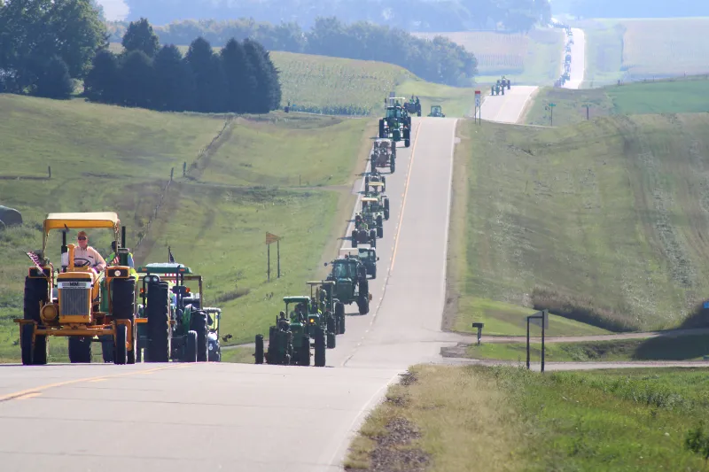 Annual ride attracts 80 tractors