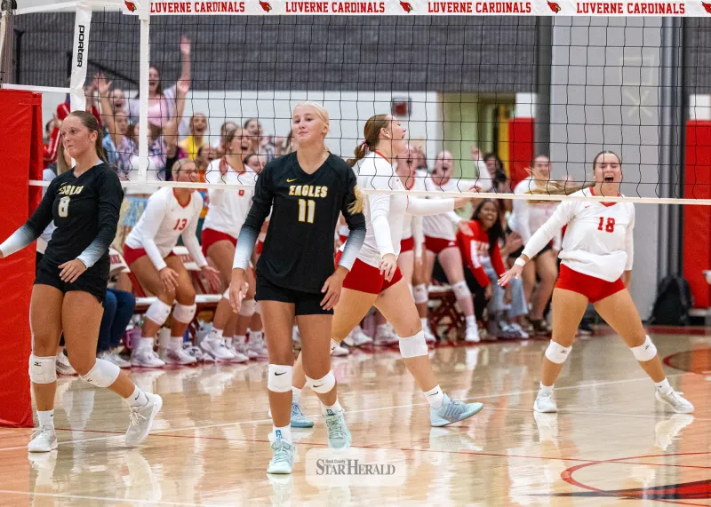 Luverne volleyball team takes two games 3-1