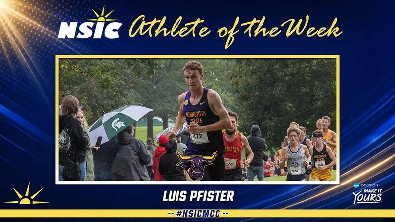 Pfister earns NSIC Men's Cross Country Athlete of the Week