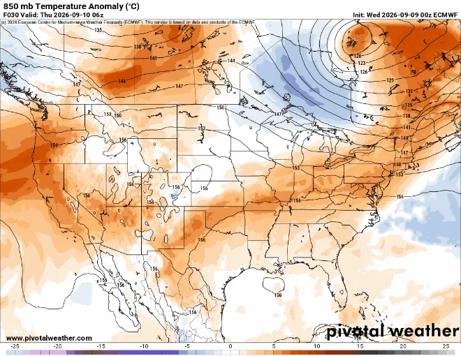 Warming back up Thursday and Friday with storms possible Friday night