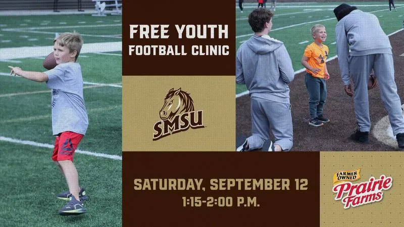 SMSU football to host free youth clinic as part of Ag Bowl this Saturday