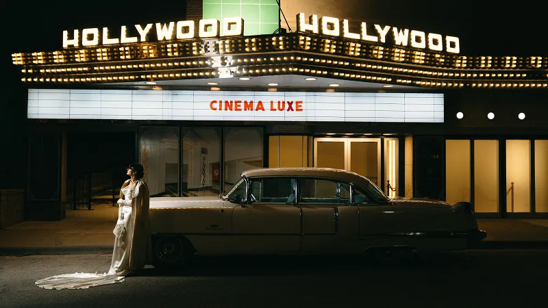 Cinema Paradiso: Luxury Wedding Day Inspiration at The Hollywood Theater