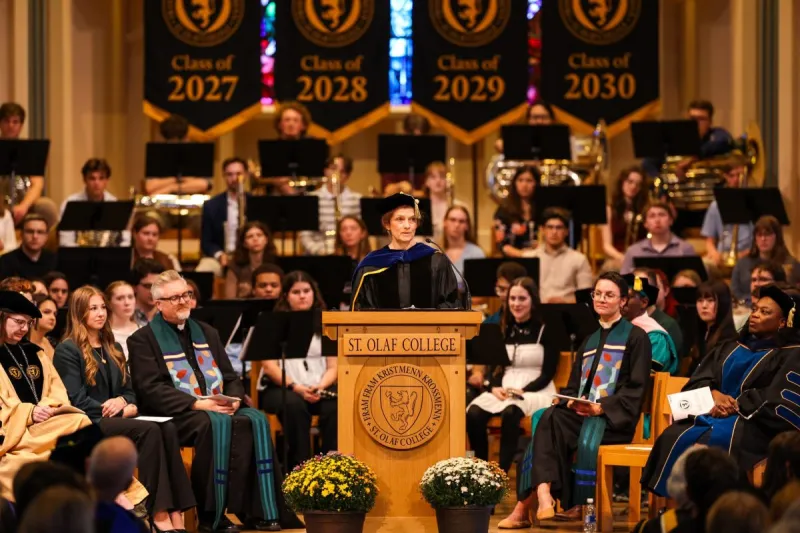Class of 2030 begins St. Olaf journey with 'good questions'