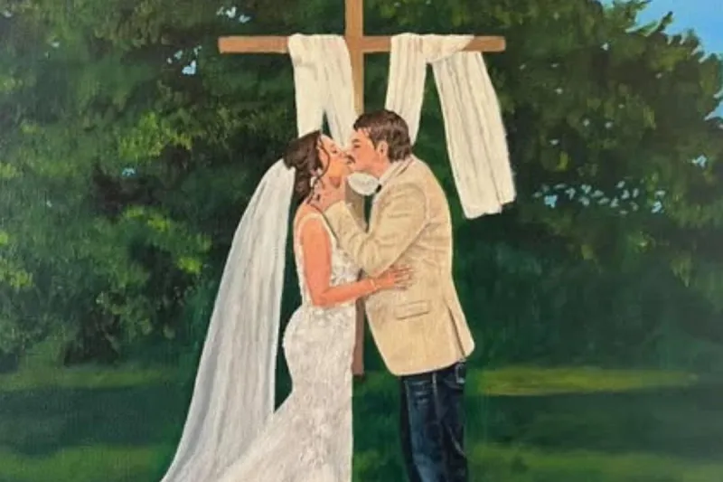 From First Kiss To First Dance - Meet 'The Wedding Painter'