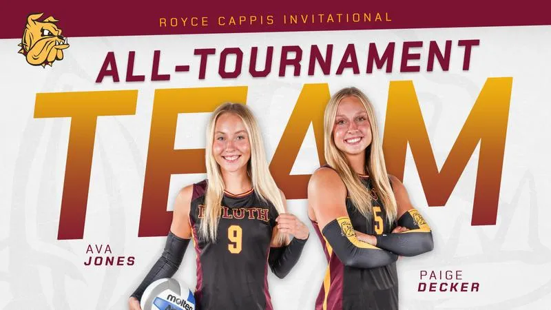 Jones, Decker Named to Royce Cappis Invitational All-Tournament Team