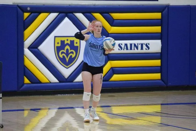 Volleyball Holds Off Nebraska-Wesleyan in Five Sets To Open P-Wolf Invite