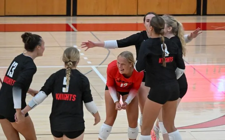 Knights earn first win, split matches at Buena Vista