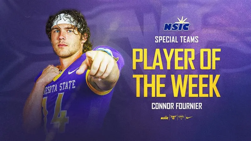 Fournier Named NSIC Special Teams Player of the Week