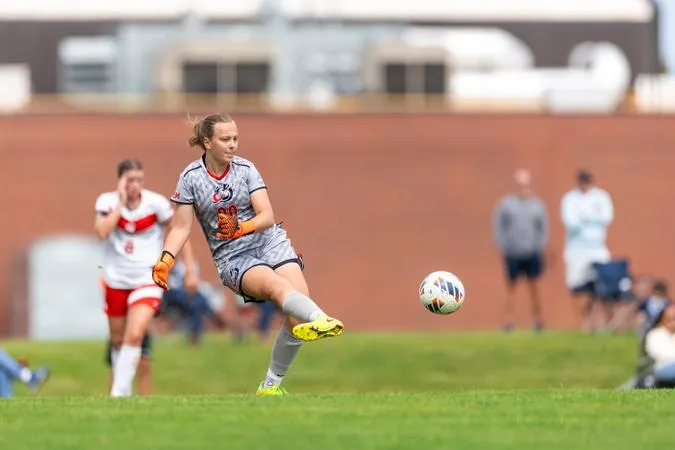 Kristensen Named NSIC Goalkeeper of the Week
