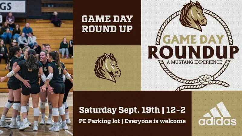 Mustang volleyball hosting first matches at home; Gameday Round Up on Saturday at noon