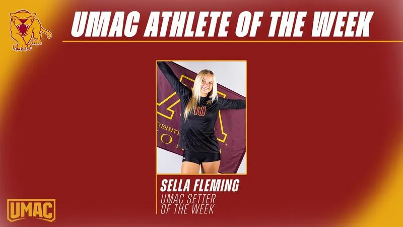Fleming Earns UMAC Setter of the Week for Second Consecutive Week