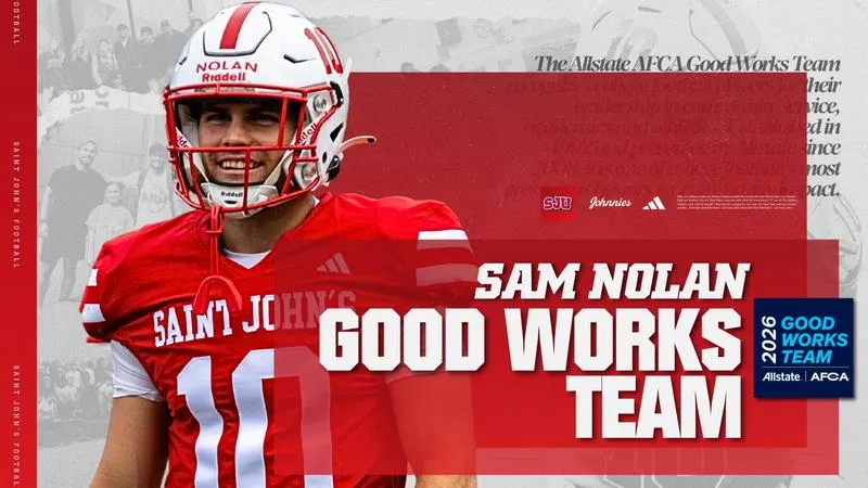 Nolan Named to Allstate AFCA Good Works Team