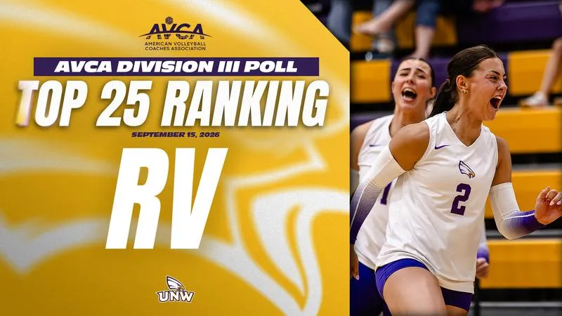 Volleyball Remains in 'Receiving Votes' Section of AVCA Top 25 Poll