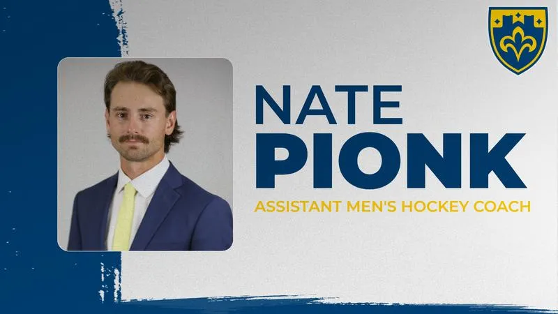 Men's Hockey Adds Nate Pionk as Assistant Coach