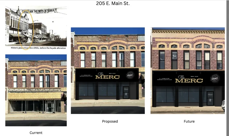 Merc to receive EDA grant for facade improvements