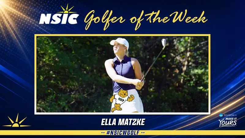 Matzke picks up NSIC Golfer of the Week honors