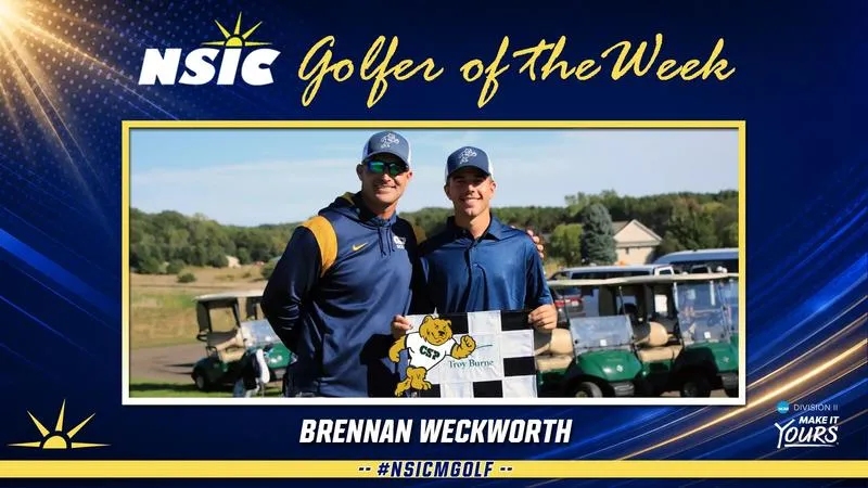 Weckworth earns NSIC Men's Golfer of the Week honors