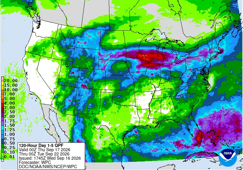 Minnesota weather: Showers Wednesday; heavy rain Friday