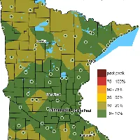 Fall colors starting to pop across the state including in west central and central MN