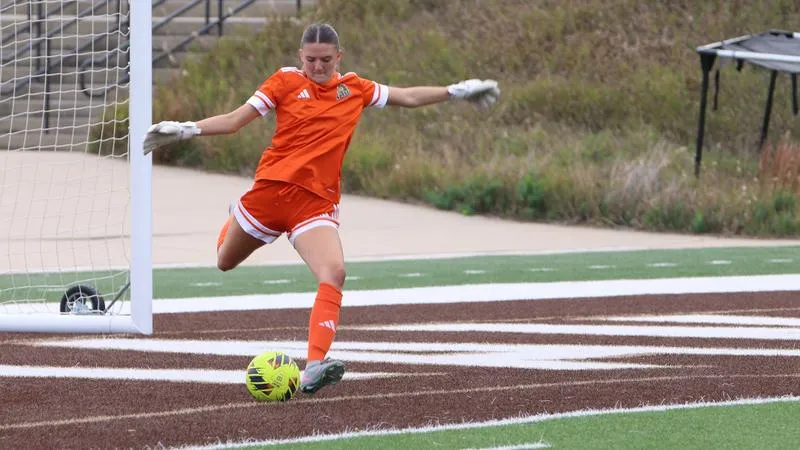 Mustang soccer plays to scoreless draw with Golden Eagles