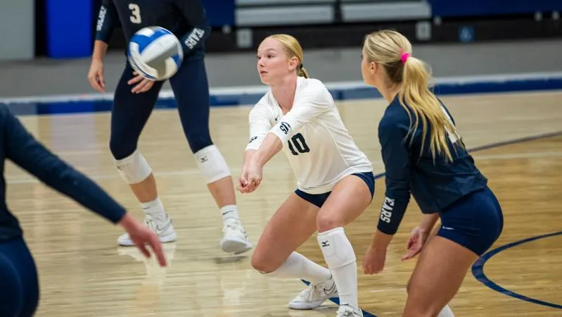 CSP volleyball suffers first conference setback in loss to Wildcats