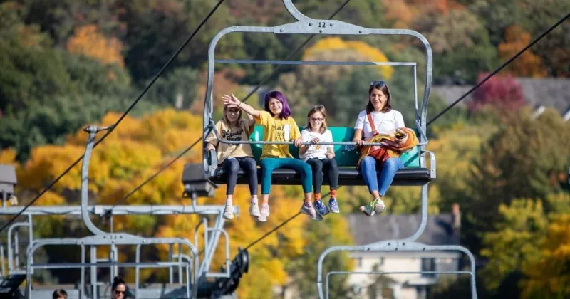 Hyland Hills Fall Chairlift Rides