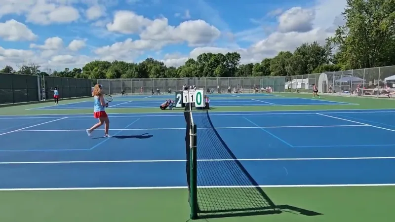 B-B-E Jaguars girls' tennis competes at conference tournament