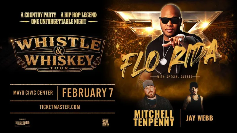 Flo Rida and Mitchell Tenpenny Are Bringing the "Whistle & Whiskey Tour" to Rochester