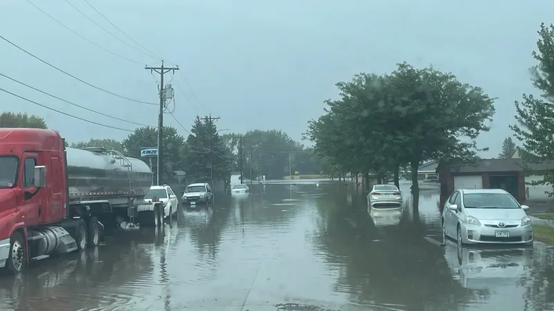 Cleanup continues after major flooding in New Richland