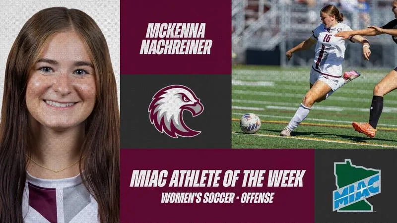 McKenna Nachreiner named MIAC Athlete of Week