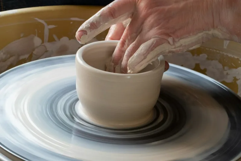 Drop In Thursday Evenings To Try Pottery, Mosaics, And Woodworking At Paramount Arts Studios