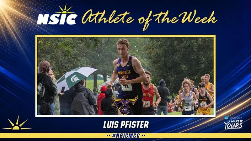 Pfister captures NSIC Men's Cross Country Athlete of the Week