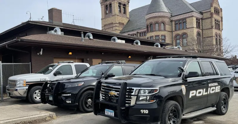Goodview man charged with auto theft after abandoning vehicle at police station