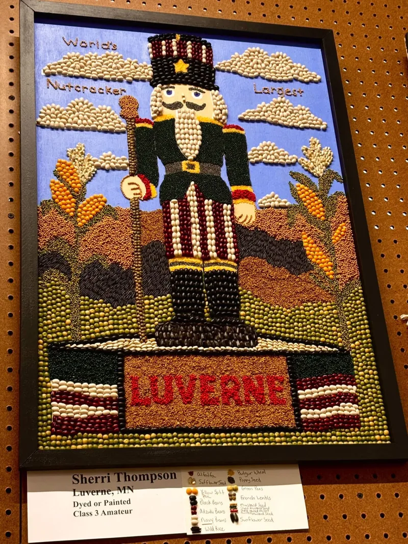 World's Largest Nutcracker featured as state fair crop art