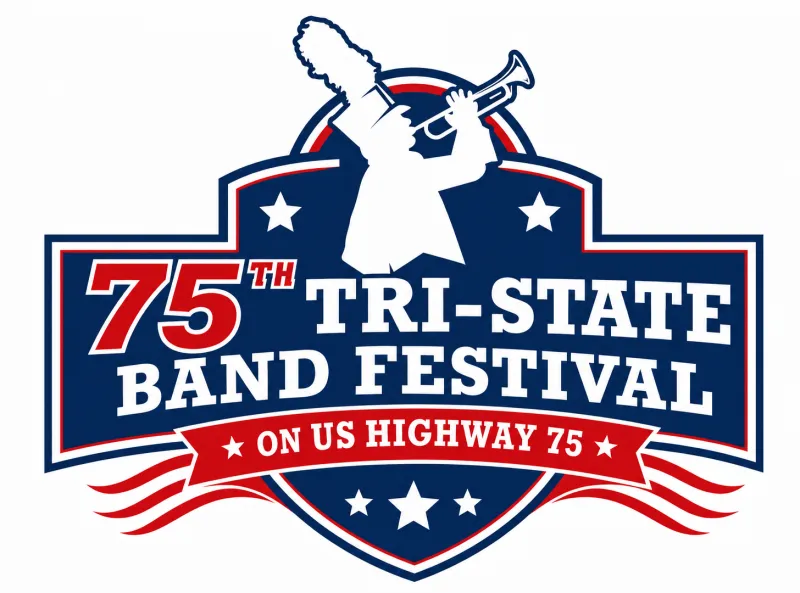 Tri-State Band Festival '75 on 75' features parade on new concrete by school