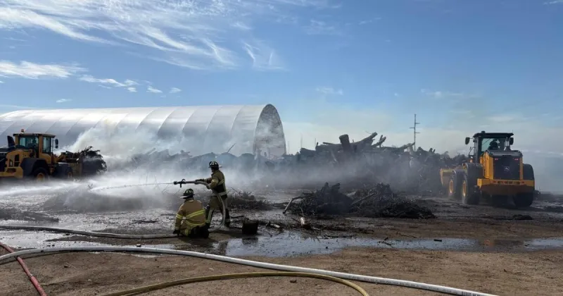 Owatonna Compost Facility fire contained with help from area departments