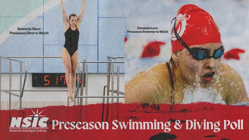 Olson, Leon Named Preseason Athletes to Watch for Dragon Swim & Dive