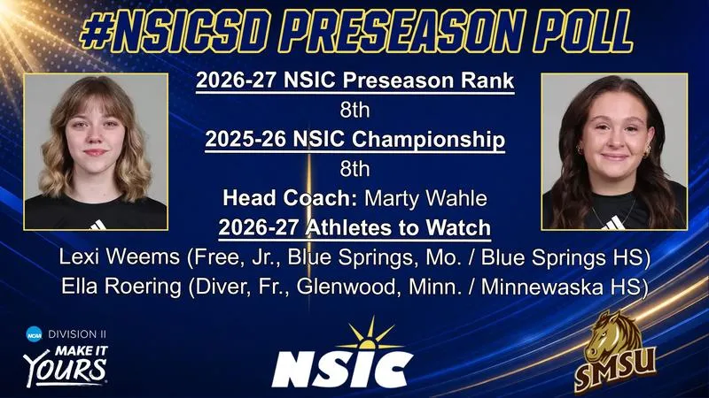Mustang swimming & diving selected eighth in preseason poll