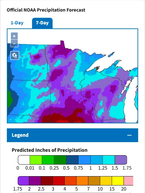 Minnesota weather: Rain in the west; Tuesday soaker