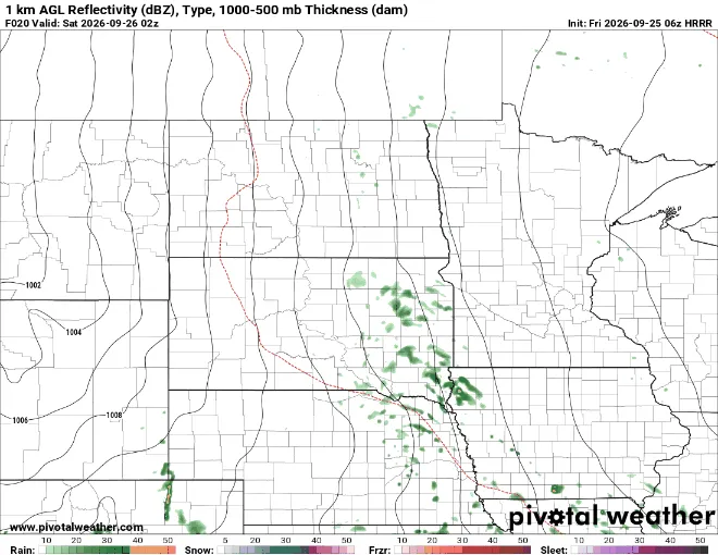 Warmer Friday ahead of some showers Saturday
