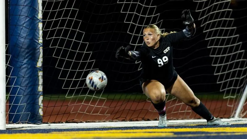 Golden Bears play to 0-0 draw with Vikings behind Potter's eight saves