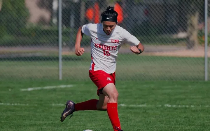 Knights earn first conference win with early goal