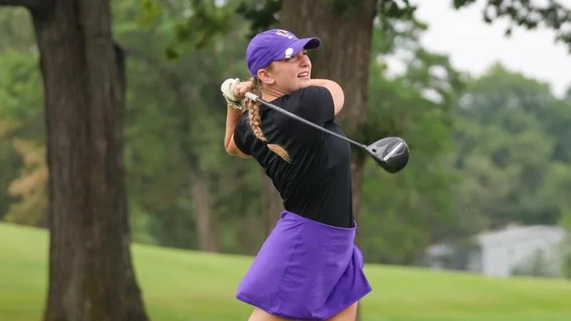 Golfers finish runner-up behind Ahrens' 74