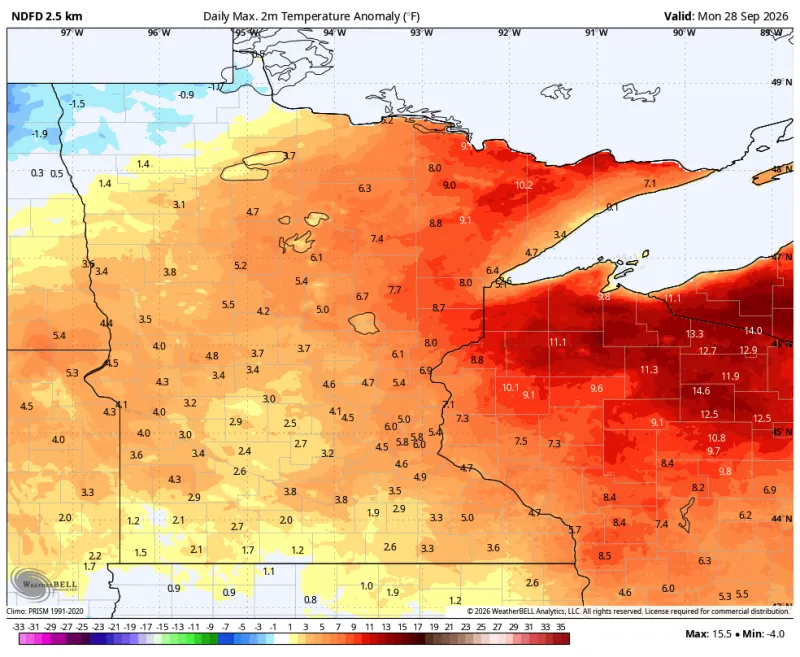 Mild Monday with more rain developing into Tuesday