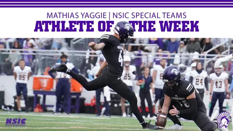 Yaggie Named NSIC Special Teams Player of the Week