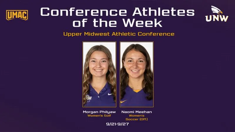 Big Weeks From Philyaw, Meehan Result in UMAC Athlete of the Week Honors